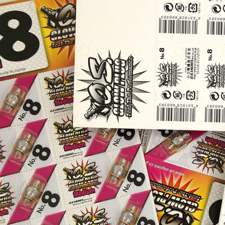 ruyifang 2stroke OS Engine GLOW plug OS8 No.8 O.S OS8ปลั๊ก N GLOW ปลั๊ก