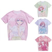 2023 Customized Fashion ☬ ✱The Quintessential Quintuplets Cosplay Cute 3D Print  Mens T-Shirt，Contact the seller for personalized customization