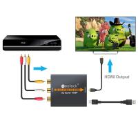 MINI AV HDMI MINI AV HDMI COMPOSITE Converter Scaler 1080 P 60 HZ ออดิโออาร์ซีเอ CVBS TV Adapter สำหรับเครื่องเล่นดีวีดีโปรเจคเตอร์