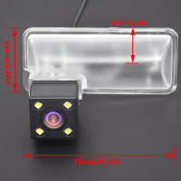 กล้องที่จอดรถสำหรับ Subaru BRZ 2013ชนบทห่างไกลโตโยต้า GT FT 86 GT86 FT86กล้องมองหลังป้ายทะเบียนสำรองกล้องรถ LED
