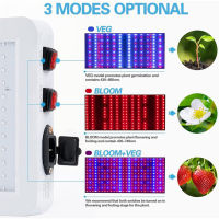 เต็มสเปกตรัมในร่ม LED เติบโตไฟด้วยโหมด Vegbloom พืชเติบโตโคมไฟไฮโดรโปนิกส์ Lampare สำหรับดอกไม้เต็นท์ต้นกล้า