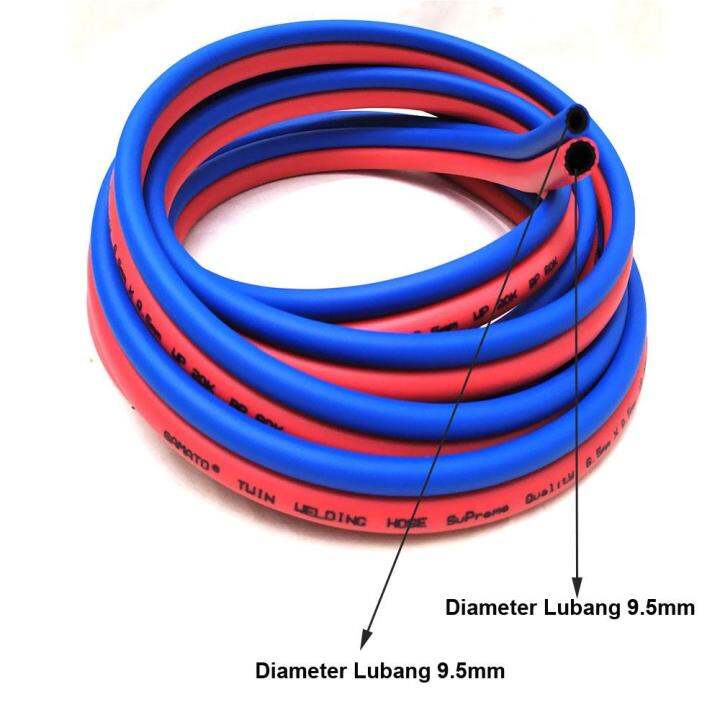 [5METER] NLG Selang Las Selang Blender Double Twin Welding Hose Selang