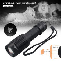 5วัตต์ IR850NM มืออาชีพ Night Vision ล่าสัตว์ไฟฉายยุทธวิธีรังสีอินฟราเรด IR940NM Z Oomable กันน้ำล่าสัตว์ไฟฉาย