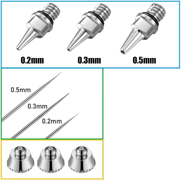 10-pieces-airbrush-nozzle-needle-nozzle-cap-kit-with-wrench-airbrush-replacement-parts-for-airbrush-sprayer-accessories