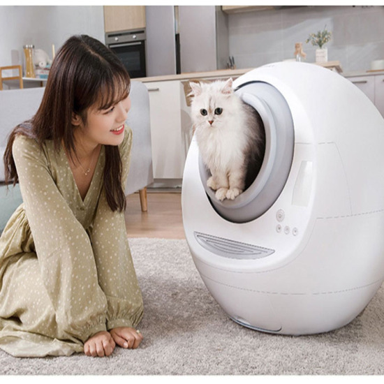 Automatic toilet for cats warranty 12 month automatic cat toilet - ảnh sản phẩm 1