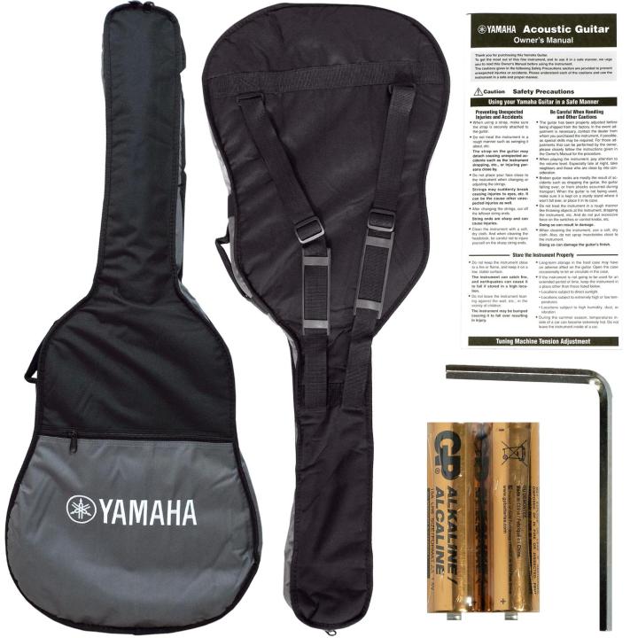 yamaha-fsx315c-กีตาร์โปร่งไฟฟ้า-41-นิ้ว-ทรง-concert-คอเว้า-มีเครื่องตั้งสายในตัว-ฟรีกระเป๋ากีตาร์-yamaha-ของแท้-amp-คาโป้-amp-ถ่าน-amp-ปิ๊กกีตาร์-amp-คู่มือกีต