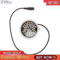 ZYStar 48 LED 12V แผ่นเรืองแสงเครื่องมือให้ความสว่างอินฟราเรด IR กล้องวงจรปิด1A 3W