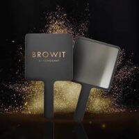 ?‍♂️ ROWIT By Nongchat Make Up Mirror เมคอัพ มิรเรอร์ กระจกแต่งหน้า  มีด้ามจับ ขนาด 6.5 x 11 cm?‍♂️