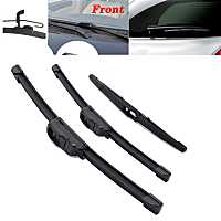 ▪ 3Pcs/set Car Hybrid Front Wiper Blades Set For Ssangyong Korando C New Actyon 2011-2018 Windshield Windscreen Rear Window