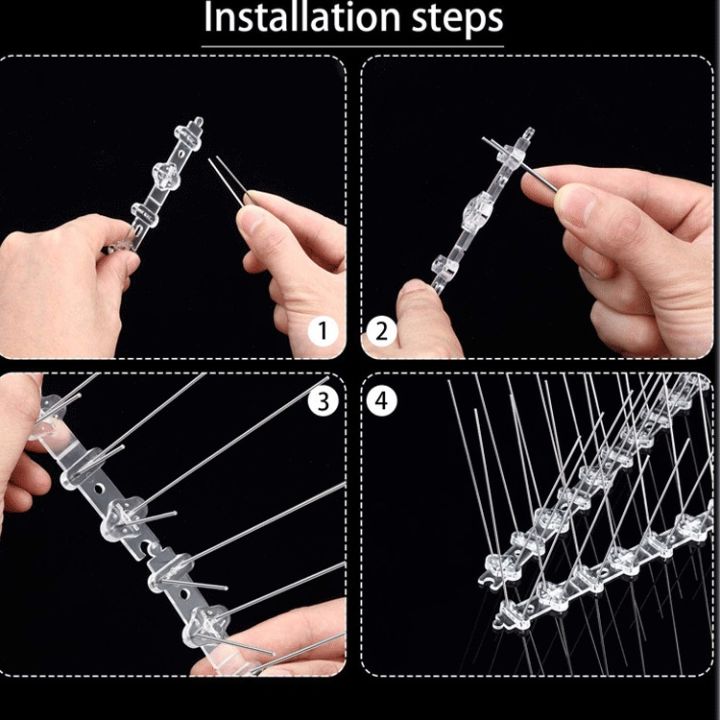 หนามไล่นก-ไล่นกพิราบ-ที่ดักนก-กันนกพิราบ-bird-spikes-กันนกเกาะ-อุปกรณ์ไล่นกทำรัง-ทนทาน-ไร้นกกวนใจ