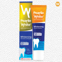 Pearlie White ยาสีฟัน สูตร Advanced Whitening Fluoride Enhanced 10Plus ขจัดคราบให้ฟันขาวเงางาม