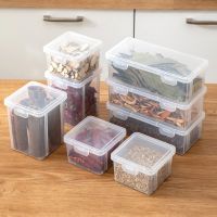 【CW】 Food Storage Containers Airtight Cans Plastic Boxes Stackable Seasoning Organizers Refrigerator