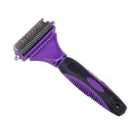 Multi-Purpose Pets Hair Comb Portable Easy Cleaning Brush Depilation Comb for Curly Long Hair Pets Dogs Brushes  Combs