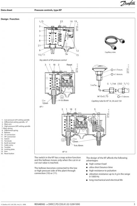 danfoss-kp36-pressure-control-060-1108