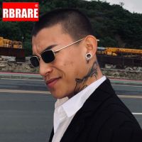 RBRARE Small Frame Square Sunglasses Men High-quality Metal Frame Men Sunglasses Vintage Luxury Sun Glasses Gafas De Sol Hombre Rotary Tool Parts Acce