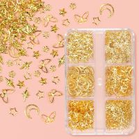 【YF】 Metálico borboleta-como resina epóxi molde acessórios epóxi estrela lua enchimento pingente fazer jóias nail art artesanato diy 550 pcs/box