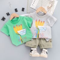 Kids Baby Boys Cotton Clothing Sets Toddler Infant Boy Tee Shirts + Shorts Children Wears T-shirt + Pants Outfits Suits 1 2 3 4 5 Years