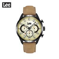 Lee นาฬิกาข้อมือ Metropolitan LES-M20DBL5-91 แบรนด์แท้ USA สายหนังสีน้ำตาล กันน้ำ ระบบอนาล็อก สไตล์ไอเท็มของคนรุ่นใหม่