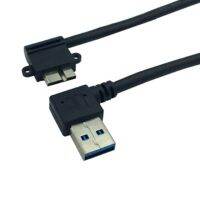 สาย Usb 3.0กับ Micro B มุมขวาสำหรับชาร์จไฟและสายข้อมูลดิสก์ฮาร์ดไดรฟ์เสริมโตชิบา