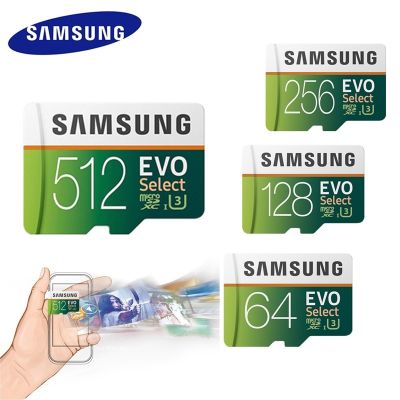 การ์ดหน่วยความจํา SD 512GB 256GB 128GB Class10 TF ขนาดเล็ก สําหรับ Samsung