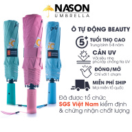 Ô tự động thông minh Nason Beauty Umbrella 8K chống tia UV, siêu chống thấm nước, khóa an toàn, màu tươi sáng hot trend thumbnail