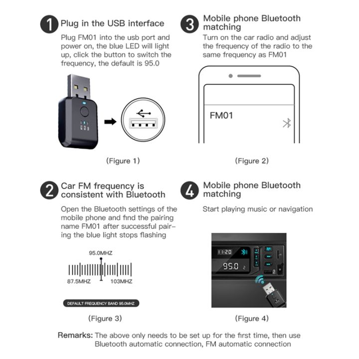 fm-transmitter-car-wireless-bluetooth-5-0-radio-modulator-car-kit-handsfree-audio-adapter-no-delay-no-noise-accessories