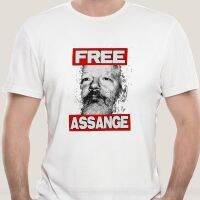 Free Assange T-shirt Julian Assange Wikileaks cotton tshirt men summer fashion t-shirt euro size
