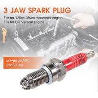 1 Pcs 3-Electrode Spark Plug D8TC for 125Cc 150Cc 200Cc 250Cc Motorcycle Scooter ATV Quads