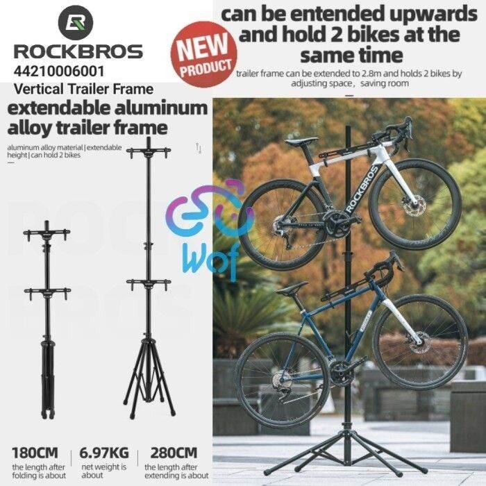 ROCKBROS 44210006 Bike Repair Rack Stand Adjustable Rak Standar Sepeda ...