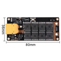 【ใหม่】18650แบบพกพา12โวลต์แบตเตอรี่ลิเธียมจัดเก็บจุดเครื่องเชื่อม PCB แผงวงจร8หลอดสูงในปัจจุบันแผ่นทองสีดำ