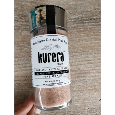 🍀For you🍀 Kurera Himakayan Pink Salt Fine Grain เกลือ หิมาลัย ไม่เสริมไอโอดีน 100 กรัม