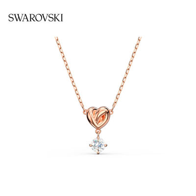 Swarovski ตลอดชีวิต HRT ที่รัก Bright สร้อยคอผู้หญิงโซ่ไหปลาร้าสำหรับแฟนของขวัญ