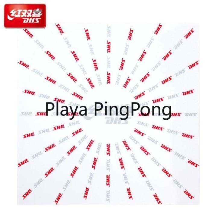 10ชิ้นล็อต-self-sticky-dhs-ปิงปองป้องกันฟิล์ม-protector-กาวเหนียว-original-dhs-ping-pong-ยางป้องกัน-film