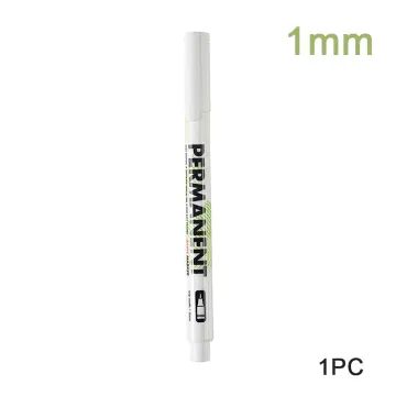 White Marker Pen Alcohol Paint Oily Waterproof Tire Painting Graffiti Pens  Permanent Gel Pen for Fabric