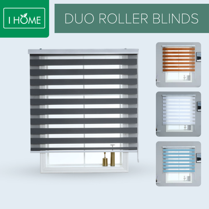 I Home Duo Roller Blinds Curtain Roler Blinds Curtain 60 / 80