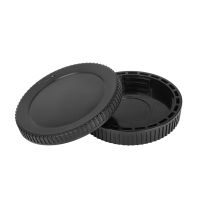 For Nikon Z mount Lens Rear Cap + Camera Body Cap Plastic Black Lens Cap Cover Set No Logo for Z5 Z6 Z7 Z9 Z50 etc Lens Caps