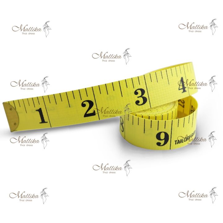 สายวัด-สายวัดตัว-สายวัดความยาว-คุณภาพจากไต้หวัน-tape-measure-การันตรีใช้ดี-อุปกรณ์ตัดเย็บ-โดย-mallika-thaidress