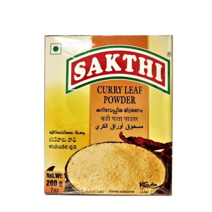 SAKTHI CURRY LEAF POWDER 200G | Lazada