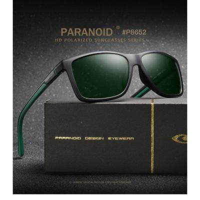 P8652 แถมกล่อง+เชือก แว่นตากันแดด เลนส์  Polarized  ตัดแสงสะท้อน แว่นกันแดดแฟชั่น ใส่ได้ทั้งผู้ชายและผู้หญิง  #SS SHOP