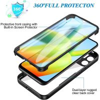 360ป้องกันเต็มรูปแบบใหม่ A1 TPU ใสเคสสำหรับ Xiaomi Redmi Note 12 Pro Plus 11 Pro 5G 10 4G 9 Pro A1 10S พร้อมฟิล์มกันรอยด้านหน้านุ่ม