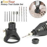 【LZ】♕☎  Rotary Router Fresadora Guia de fixação Twist Broca Kit de ferramentas de escultura em madeira Localizador dedicado Ferramenta de madeira para Dremel