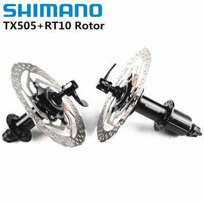 SHIMANO RT10 TX505 TX506 160มม. ฮับโรเตอร์8 9 10ความเร็วจักรยานเสือภูเขา MTB ตัวล็อคตรงกลางล้อจักรยานดิสก์ลูกปัดมีรู32แผ่น