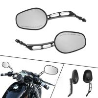 Espejos 8MM Para Motocicleta, Para Harley Touring Road King Sportster XL883 1200 Fatboy Dyna Softail