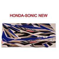 สติ๊กเกอร์ติดรถมอเตอร์ไซด์ สำหรับ HONDA-SONIC NEW ปี2007 สีน้ำเงิน ดำ