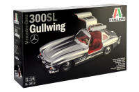 พลาสติก โมเดล ประกอบ italeri สเกล 1/16 MERCEDES-BENZ 300 SL GULLWING 	IT-3612