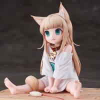 New23 14Cm Uchi No Neko Ga Onnanoko De Kawaii Kinako Cute Girl Model PVC Anime Action Hentai Figure Collection Model Toys Doll Gifts