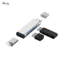 AMELY 3พอร์ตสำหรับอะแดปเตอร์แล็ปท็อปอุปกรณ์ต่อพ่วงคอมพิวเตอร์ USB 3.0 USB หลายฮับความเร็วสูงฮับตัวขยายตัวแยก USB3.0