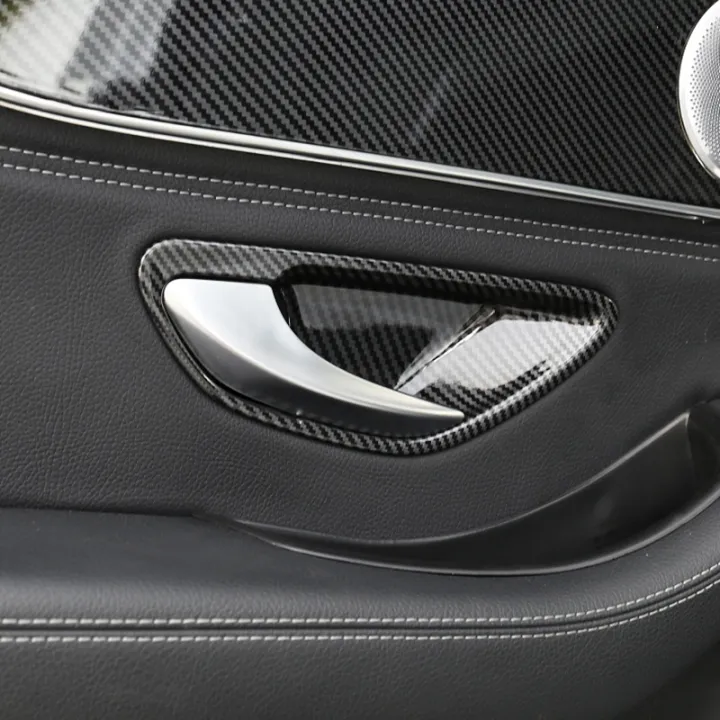 carbon-fiber-car-door-handle-bowl-cover-trim-for-mercedes-benz-c-e-glc-class-w205-x253-glc260l-e3000l-c200l-2015-2021