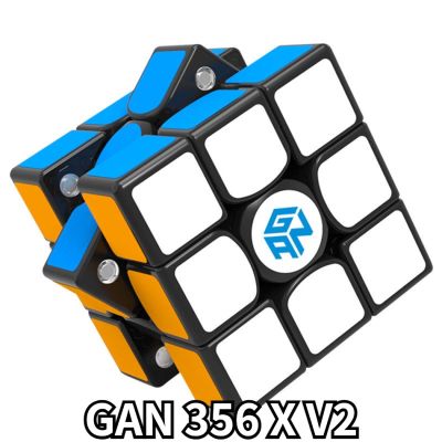 3x3x แม่เหล็ก V2 GAN356X 3ลูกบาศก์มายากล3x ลูกบาศก์ความเร็ว3แกน356X V2 Pro ลูกบาศก์ปริศนาแบบมืออาชีพของเล่นเพื่อการศึกษา GAN356XV2