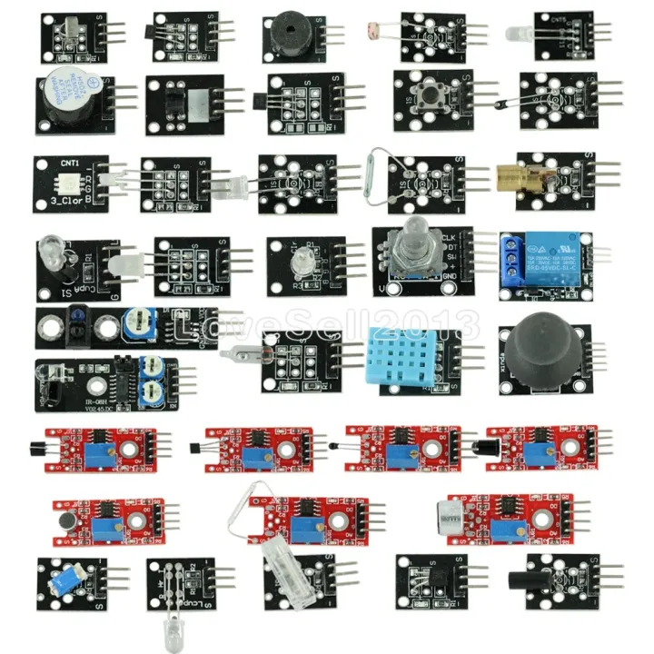 37 In 1 Sensor Kits For Arduino Raspberry Pi Beginner Learning Sensor ...